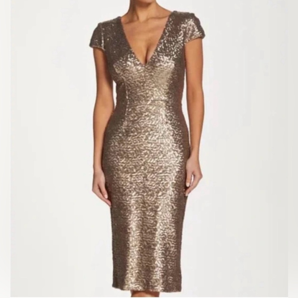 Dress The Population Sequin Dress NWT Small
